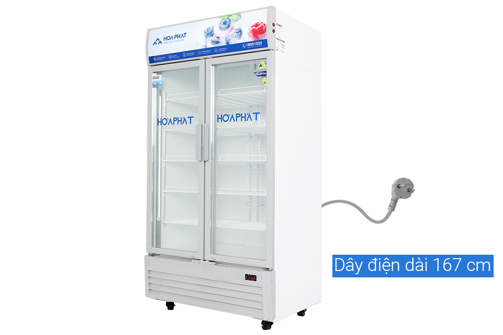 Tủ mát trưng bày Hòa Phát Inverter 723 lít HSR D8723